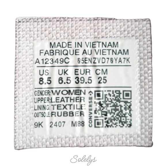 Converse CTAS Platform Hidden Wedge Red Bloodstone Leather Sneaker Womens 8.5 - Picture 6 of 11